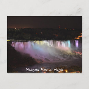 Cartão Postal Niagara Falls à Noite