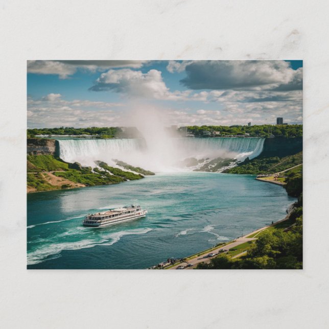 Cartão Postal Niagara Falls Canada, Estados Unidos (Frente)