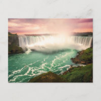 Niagara Falls, Canadá por pôr do sol estilizado