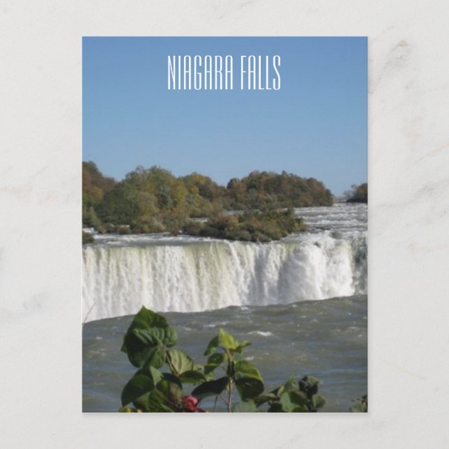 Cartão Postal Niagara Falls Fotografia (Frente)