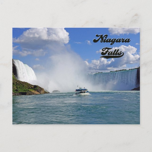 Cartão Postal Niagara Falls Maid of the Mist Postcard (Frente)