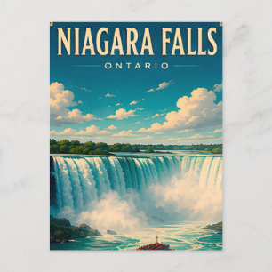Cartão Postal 🌊 Niagara Falls Ontario Viagem