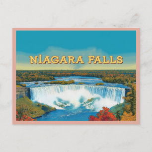 Cartão Postal Niagara Falls - Stuning Waterfall Landscape
