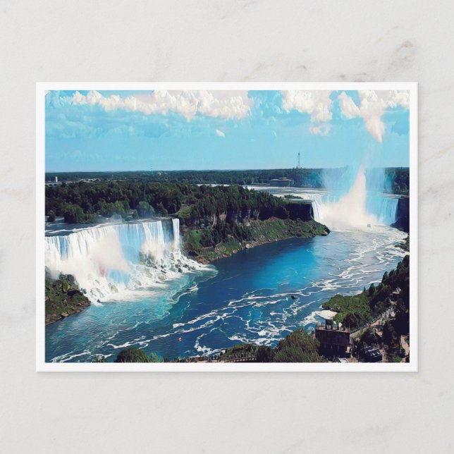 Cartão Postal NIAGARA FALLS - vista (Frente)