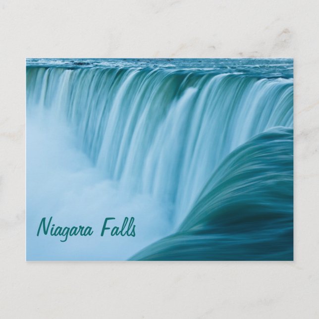 Cartão Postal Niagara Falls with text (Frente)