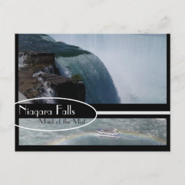 Cartão Postal Niagra Cai Maid da Mist