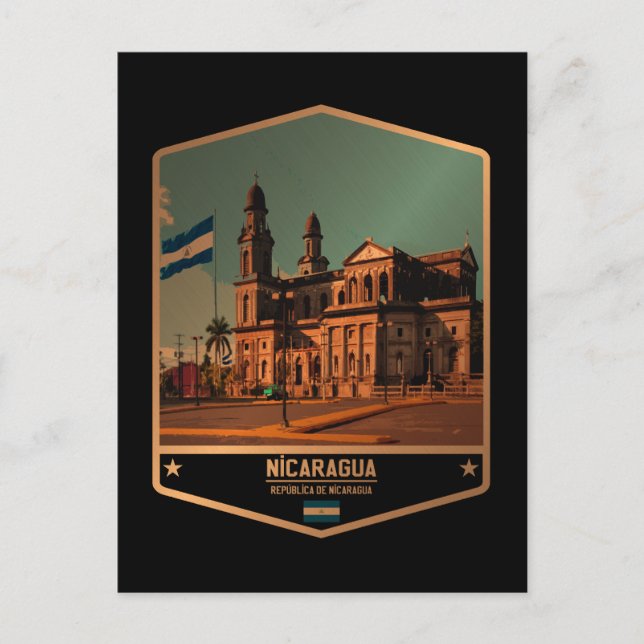 Cartão Postal Nicarágua (Frente)