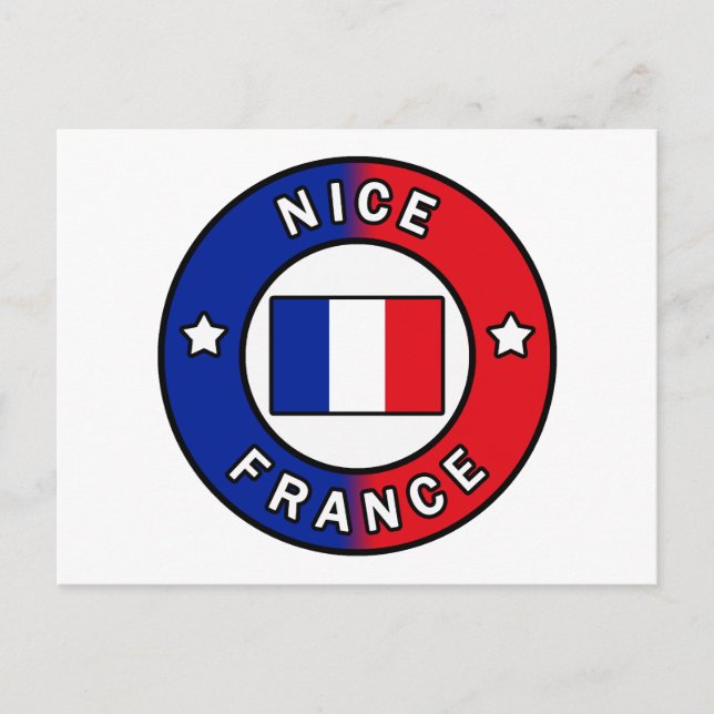 Cartão Postal Nice França (Frente)