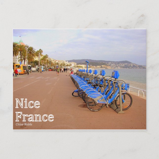 Cartão Postal Nice França #1 (Frente)
