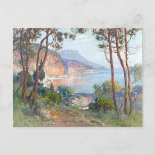 Cartão Postal Nice, França - pintura paisagística