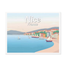 Nice França Riviera Pastel Viagem