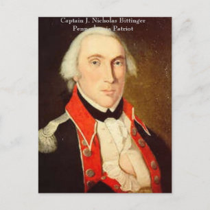 Cartão Postal Nicholas Bittinger, capitão J. NIC… -