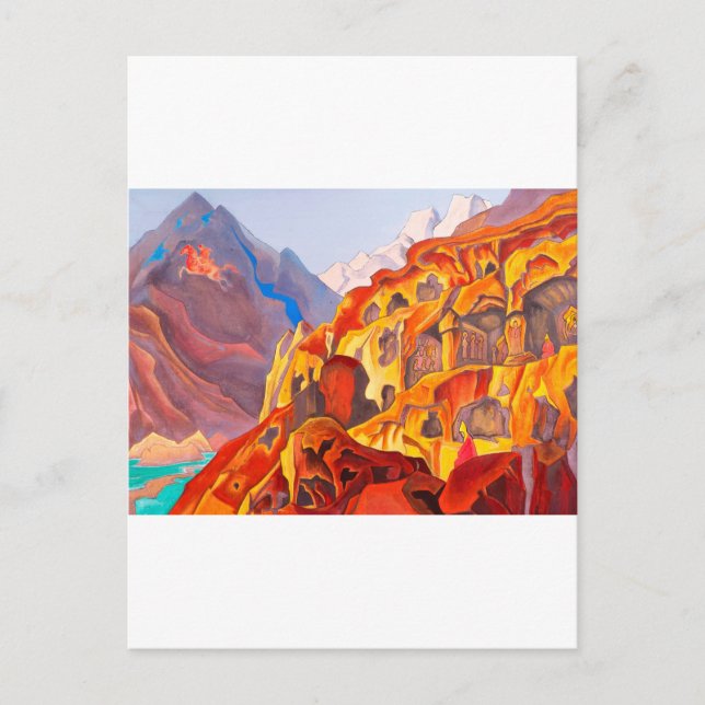 Cartão Postal nicholas roerich art (Frente)