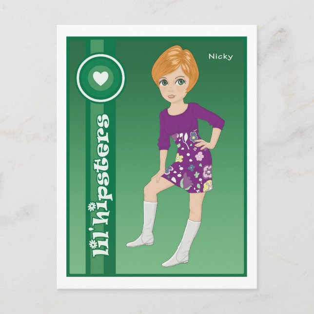 Cartão Postal Nicky (Frente)