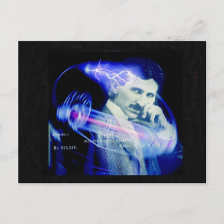 Cartão Postal Nicola Tesla