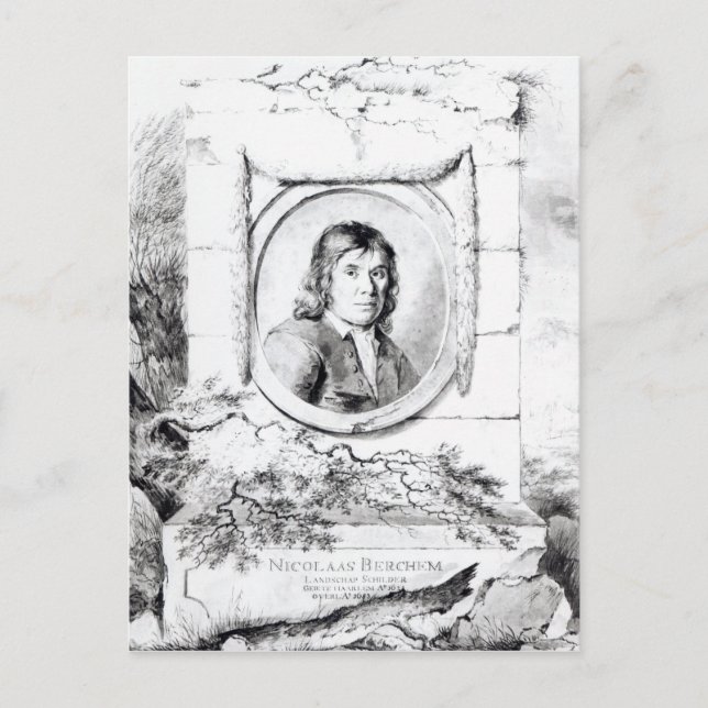 Cartão Postal Nicolaes Pietersz Berchem (Frente)
