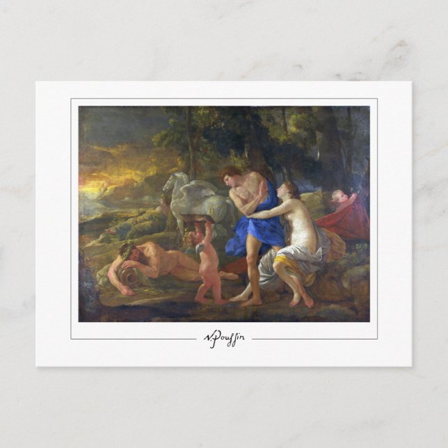 Cartão Postal Nicolas Poussin #103 - Cartão-postal de arte (Frente)