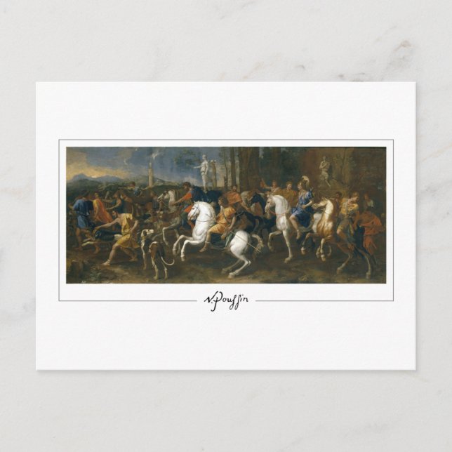 Cartão Postal Nicolas Poussin #202 - Cartão-postal de arte (Frente)