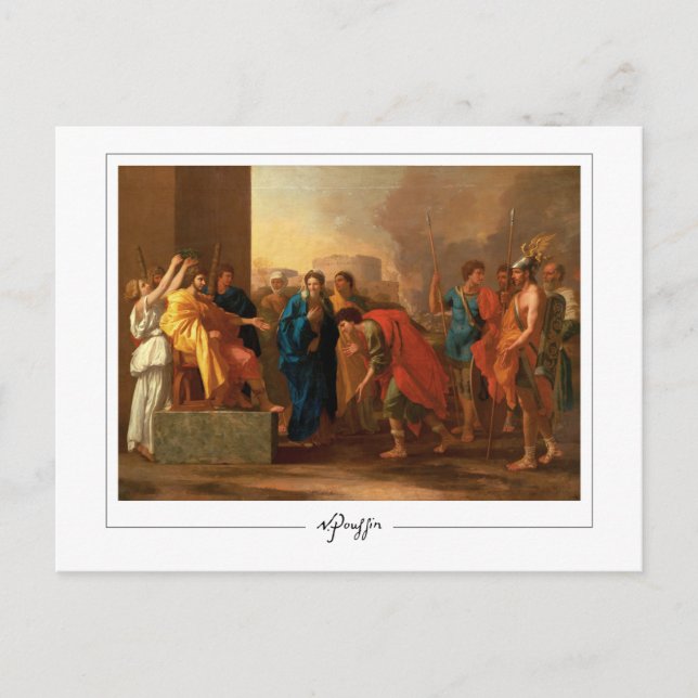 Cartão Postal Nicolas Poussin #210 - Cartão-postal de arte (Frente)
