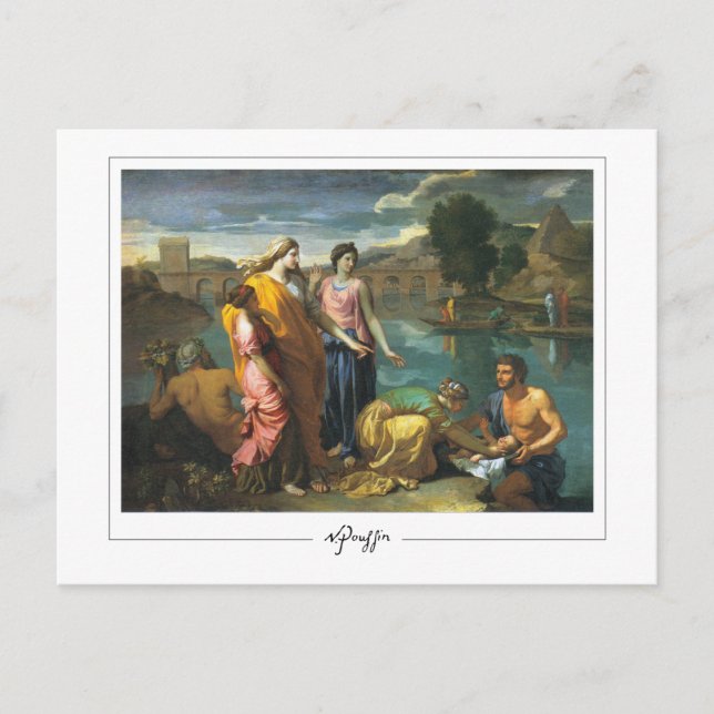 Cartão Postal Nicolas Poussin #221 - Cartão-postal de arte (Frente)