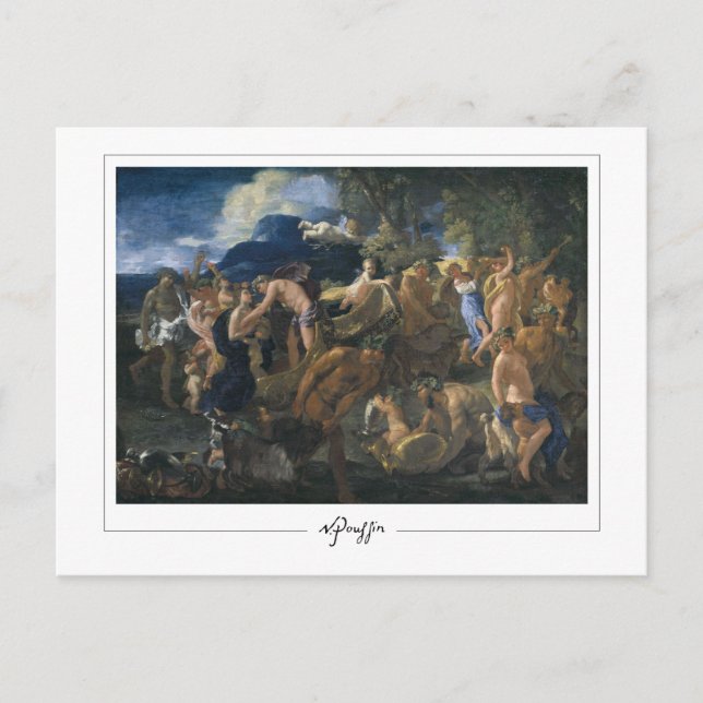 Cartão Postal Nicolas Poussin #65 - Cartão-postal de arte (Frente)