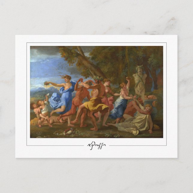 Cartão Postal Nicolas Poussin #94 - Cartão-postal de arte (Frente)