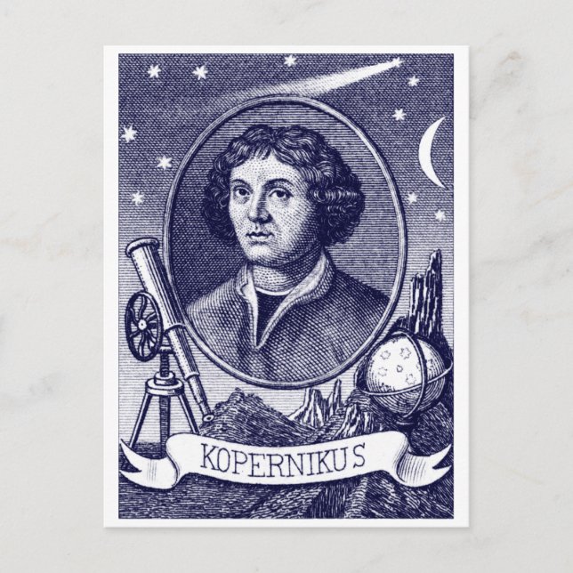 Cartão Postal Nicolaus Copernicus (Frente)