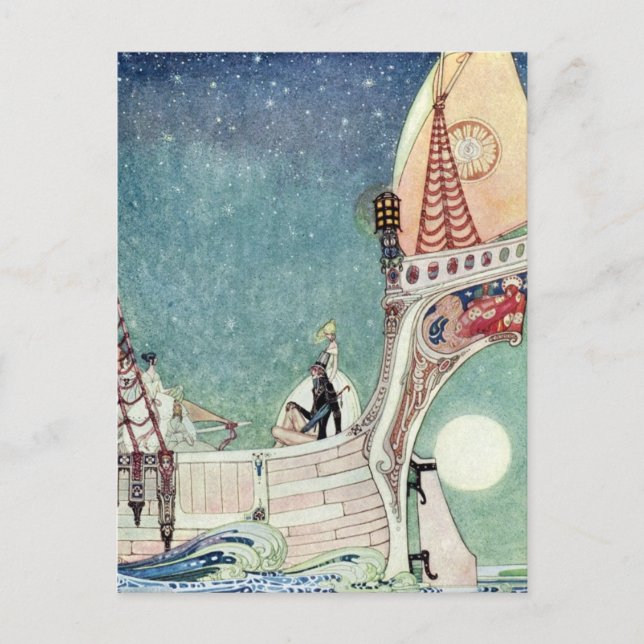 Cartão Postal Nielsen em Pó e Crinolina (Frente)