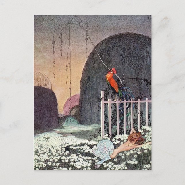 Cartão Postal Nielsen em Pó e Crinolina (Frente)