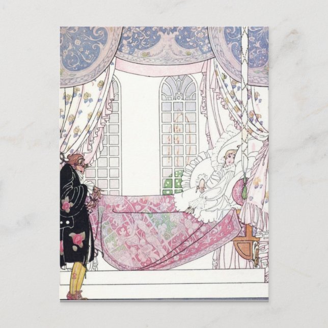 Cartão Postal Nielsen em Pó e Crinolina (Frente)