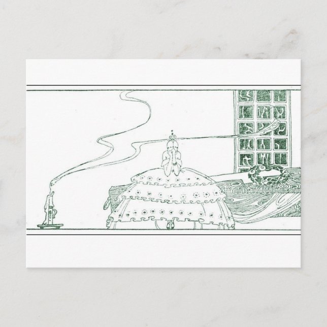 Cartão Postal Nielsen em Pó e Crinolina (Frente)