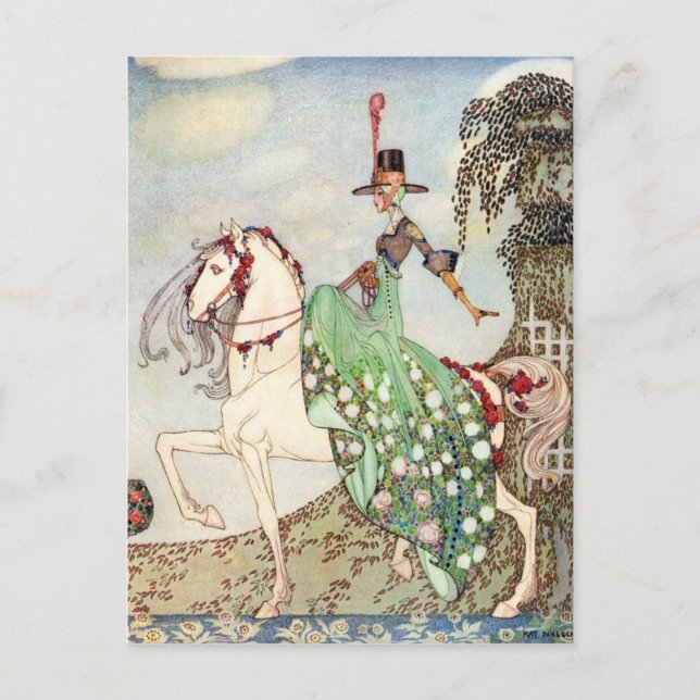 Cartão Postal Nielsen em Pó e Crinolina (Frente)