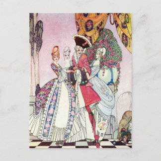 Cartão Postal Nielsen em Pó e Crinolina