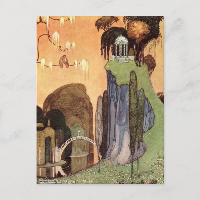 Cartão Postal Nielsen em Pó e Crinolina (Frente)