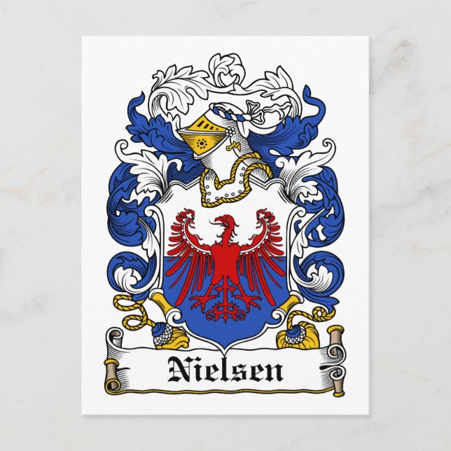 Cartão Postal Nielsen Family Crest (Frente)