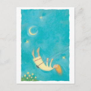 Cartão Postal night time swing