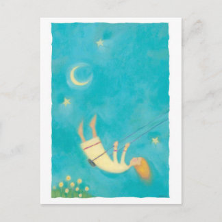 Cartão Postal night time swing