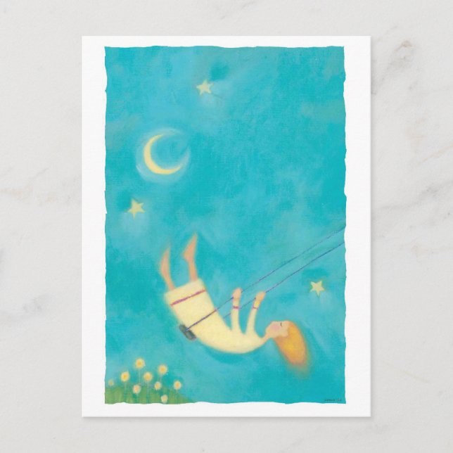 Cartão Postal night time swing (Frente)