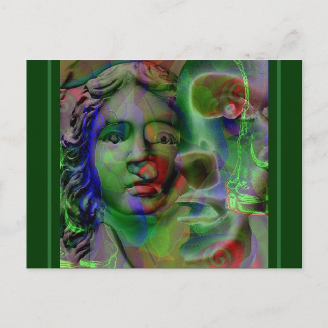 Cartão Postal Nightmare (Verde) 2005 por Mark Edward Westerfield (Frente)