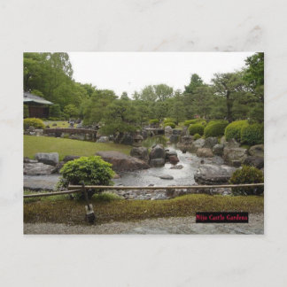 Cartão Postal Nijyou Castle Gardens