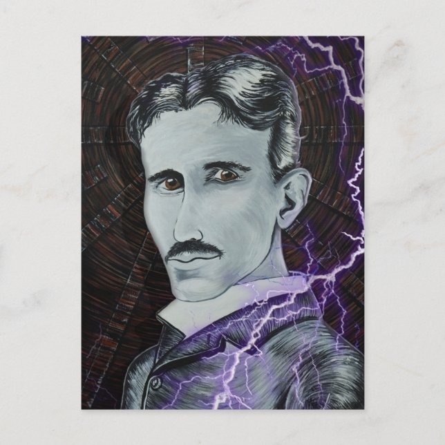Cartão Postal Nikola Tesla (Frente)