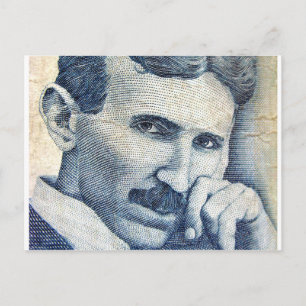 Cartão Postal Nikola Tesla