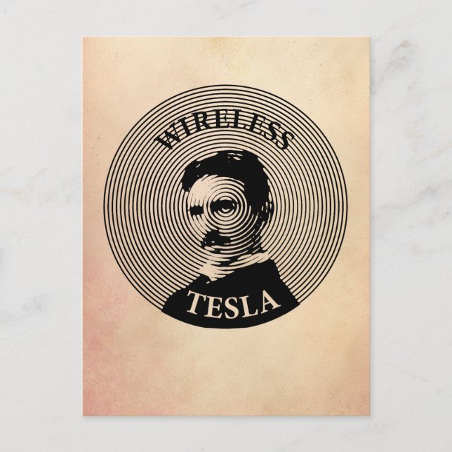Cartão Postal Nikola Tesla (Frente)