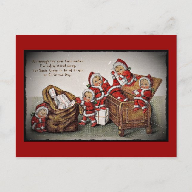 Cartão Postal Nimble Nicks em um Tórax (Frente)