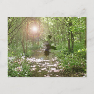 Cartão Postal Ninfa da Floresta