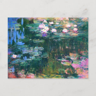 Cartão Postal Ninfas de água de Monet