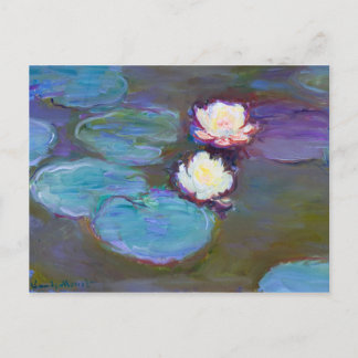 Cartão Postal Ninfas por Claude Monet