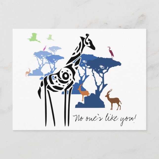 Cartão Postal Ninguém é como você! (Frente)