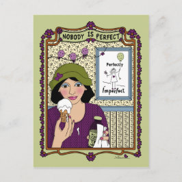 Cartão Postal Ninguém é Perfect_A_ Postcard