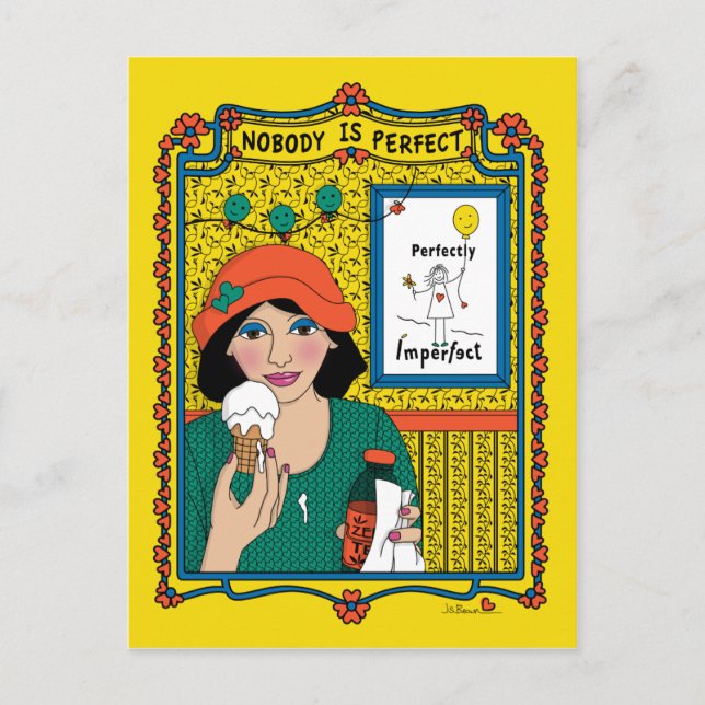 Cartão Postal Ninguém é Perfect_B_ Postcard (Frente)